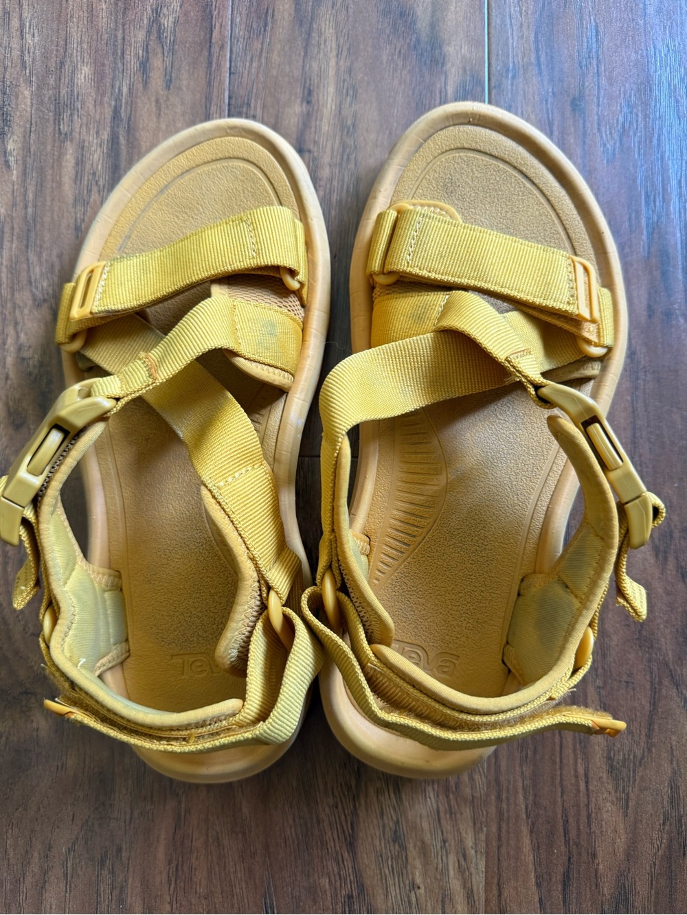 Teva Yellow Strappy Outdoor Sandals